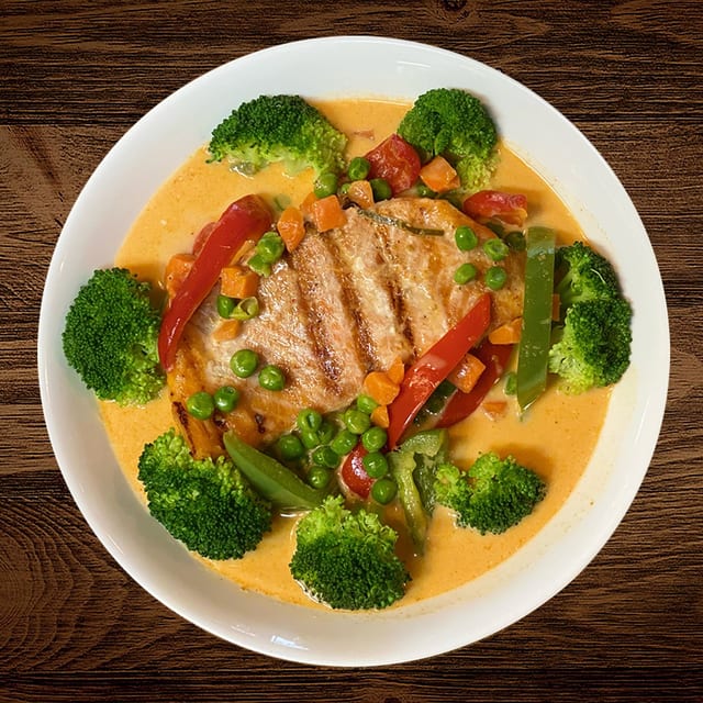 Salmon Panang.