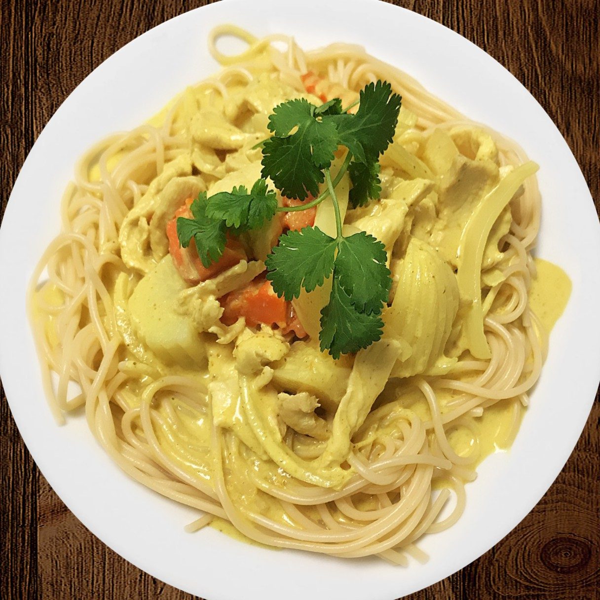 Curry Spaghetti / Al Dente.