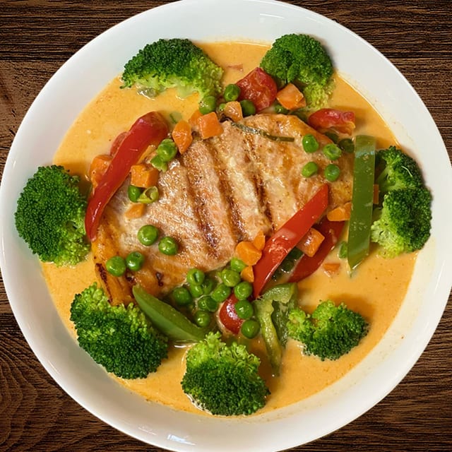 Salmon Panang.