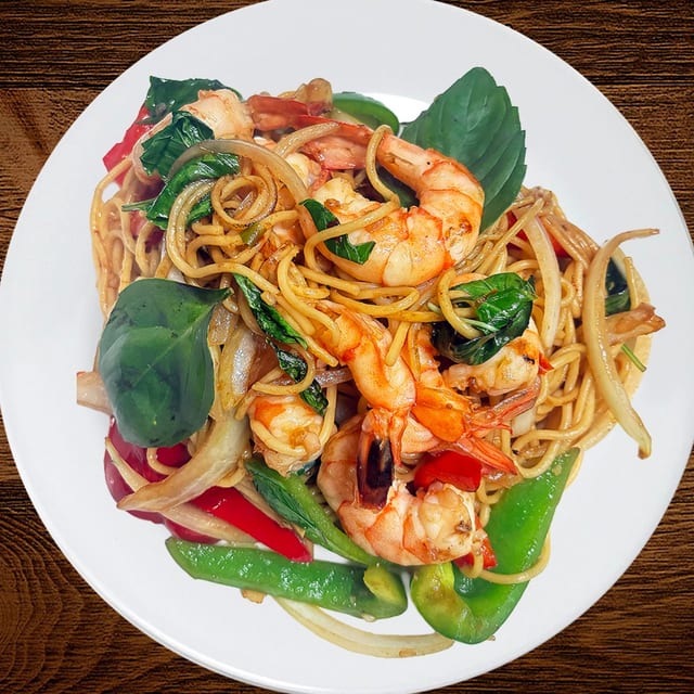 Spaghetti Kee Mow.