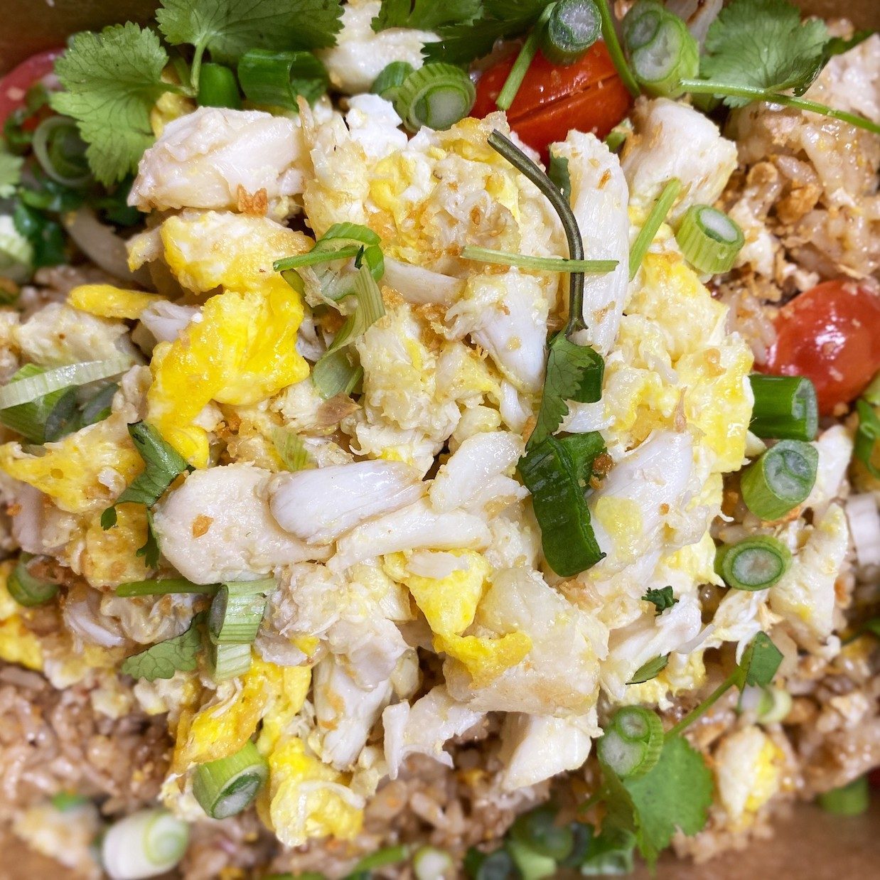 "Real Crab" Fried Rice.