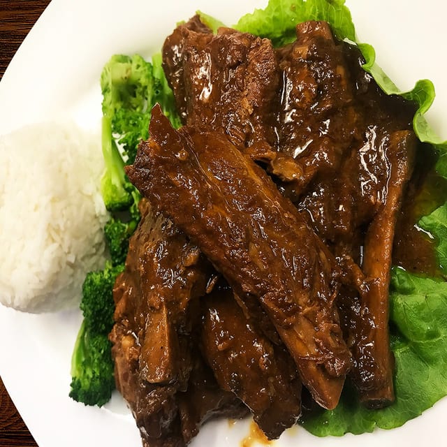 BBQ Pork Ribs.