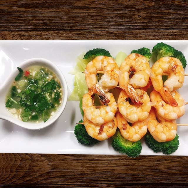 Grilled Shrimp.